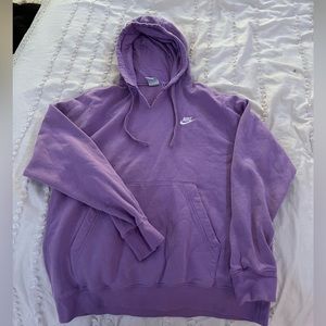 V-cut Nike Purple Hoodie
